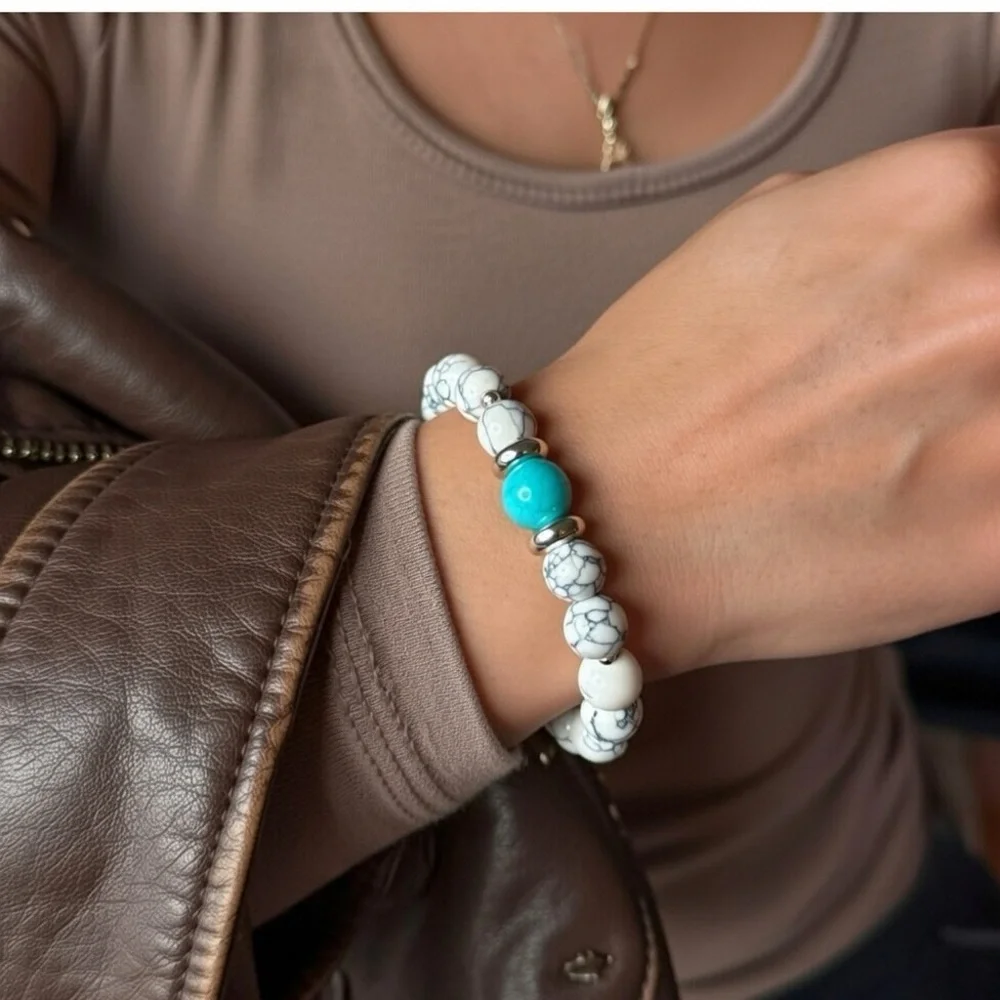 handcrafted beaded stretch